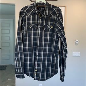 Guess button down